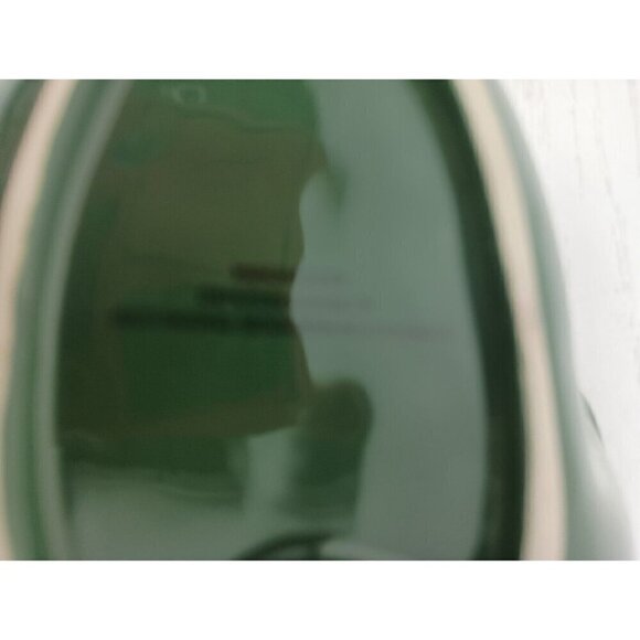 Boston Warehouse Ceramic Serving Bowl Dish Green Leaaf Shaped Hand Painted 7"x3" - Picture 8 of 10